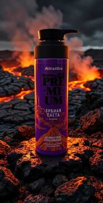 AltaiBio Premium Зубная паста для деликатного отбеливания с вулканическим пеплом и микрогранулами «AltaiBio Premium»