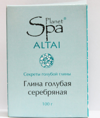 Planet SPA Altai Глина голубая серебряная уп. 100 г