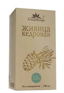 АЛТАЙФЛОРА Живица кедровая 15%  с прополисом жидк. д/приема внутрь фл. 100мл
