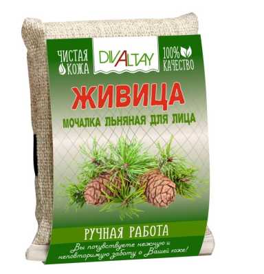 Мочалка льняная для лица Живица