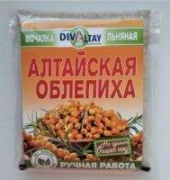 Мочалка льняная для тела Алтайская облепиха
