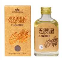 Живица кедровая с мумиё 100 мл
