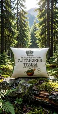 Твердый шампунь Алтайские травы укрепляющий