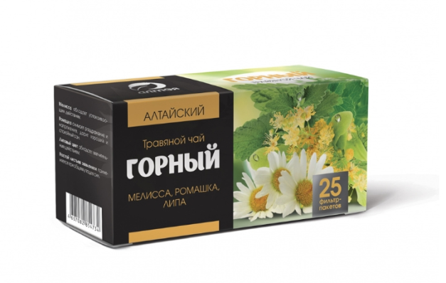 Травяной чай Горный, 25 фильтр-пакет по 1,2 г