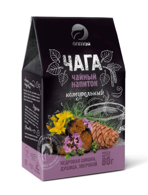 Алтэя Чайный напиток «Фиточай Чага с кедровой шишкой, душицей и зверобоем»