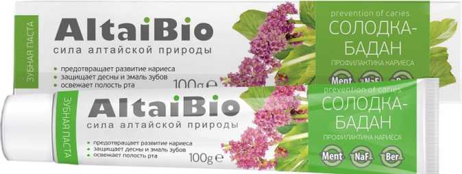 Зубная паста ALTAI BIO 