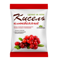 кисель сухой витаминизированный клюквенный 