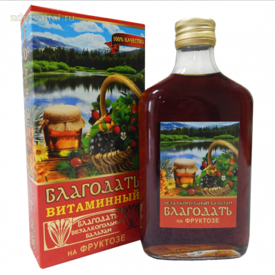 Благодать витаминный на фруктозе  0,25